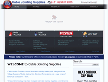 Tablet Screenshot of cablejointing.com.au